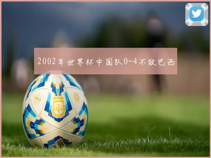 2002年世界杯中国队0-4不敌巴西